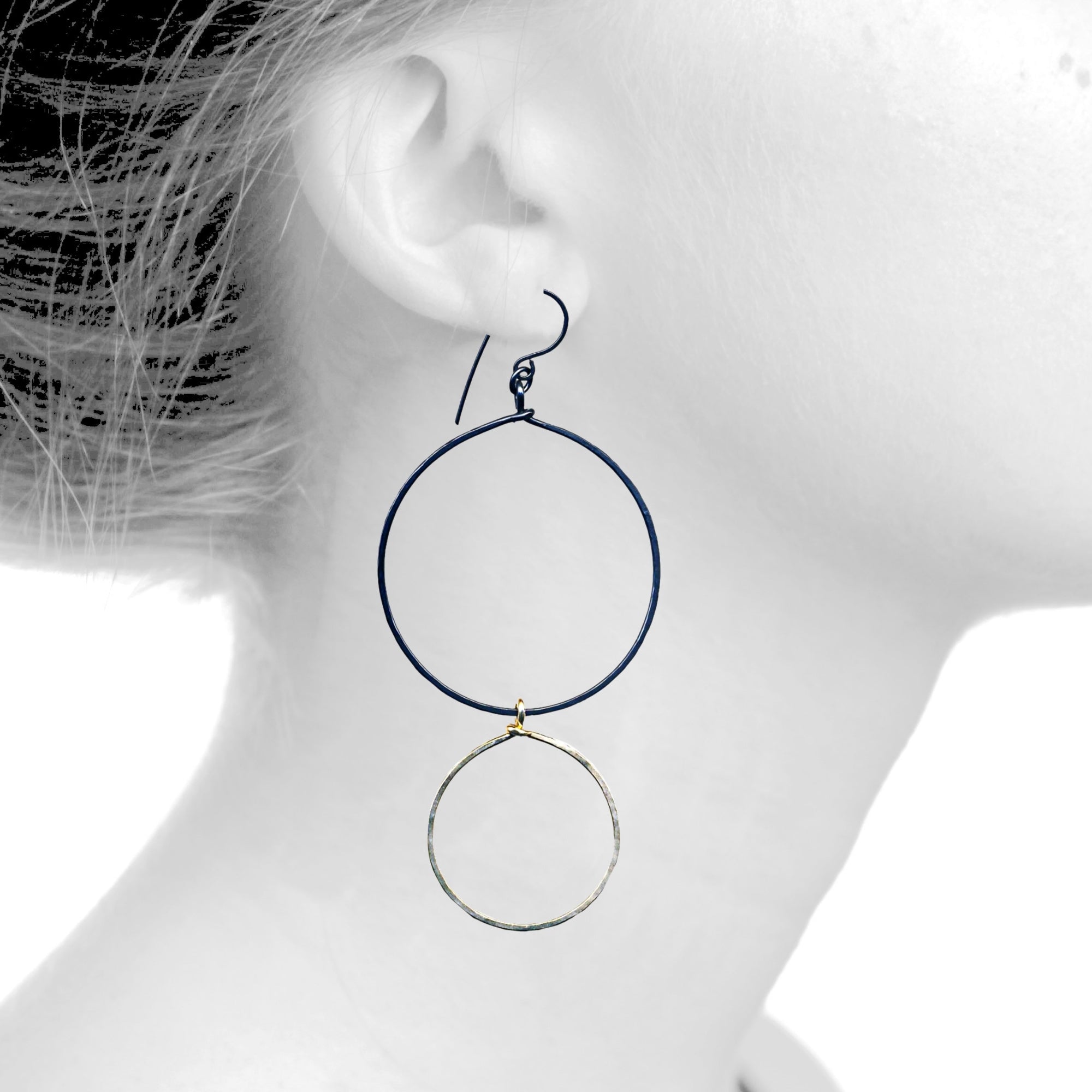 Insignia Double Drop Earrings by Nicole Michelle